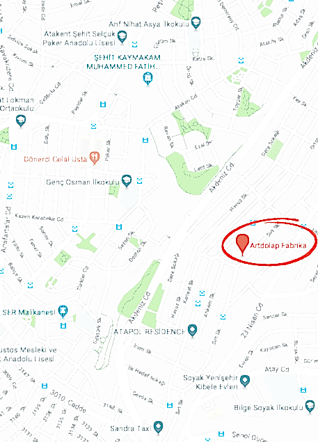 fabrika map min - Mağazalar
