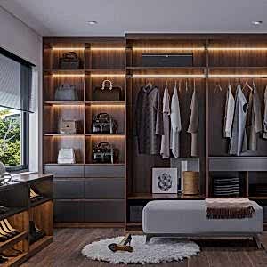 Ahşap Giyinme Odası 300x300 - Giyinme Odası